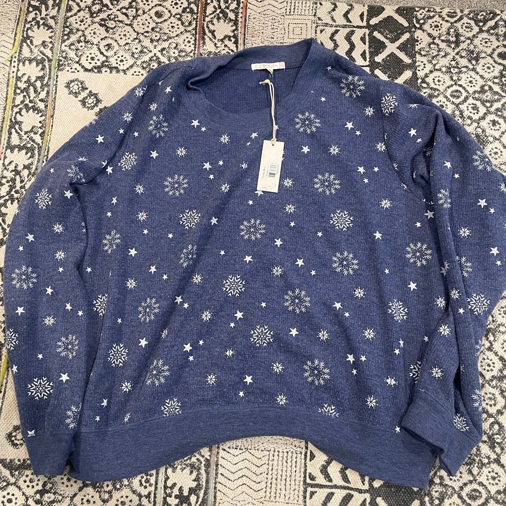 Z Supply Skyline Snow Long Sleeve NWT